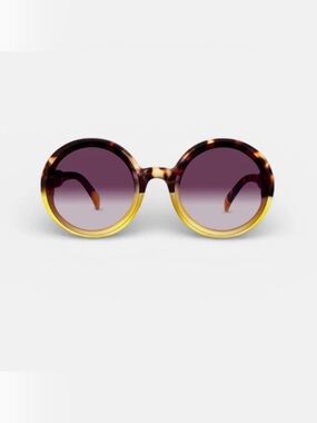 Okkia Monica Round Havana Sunglasses